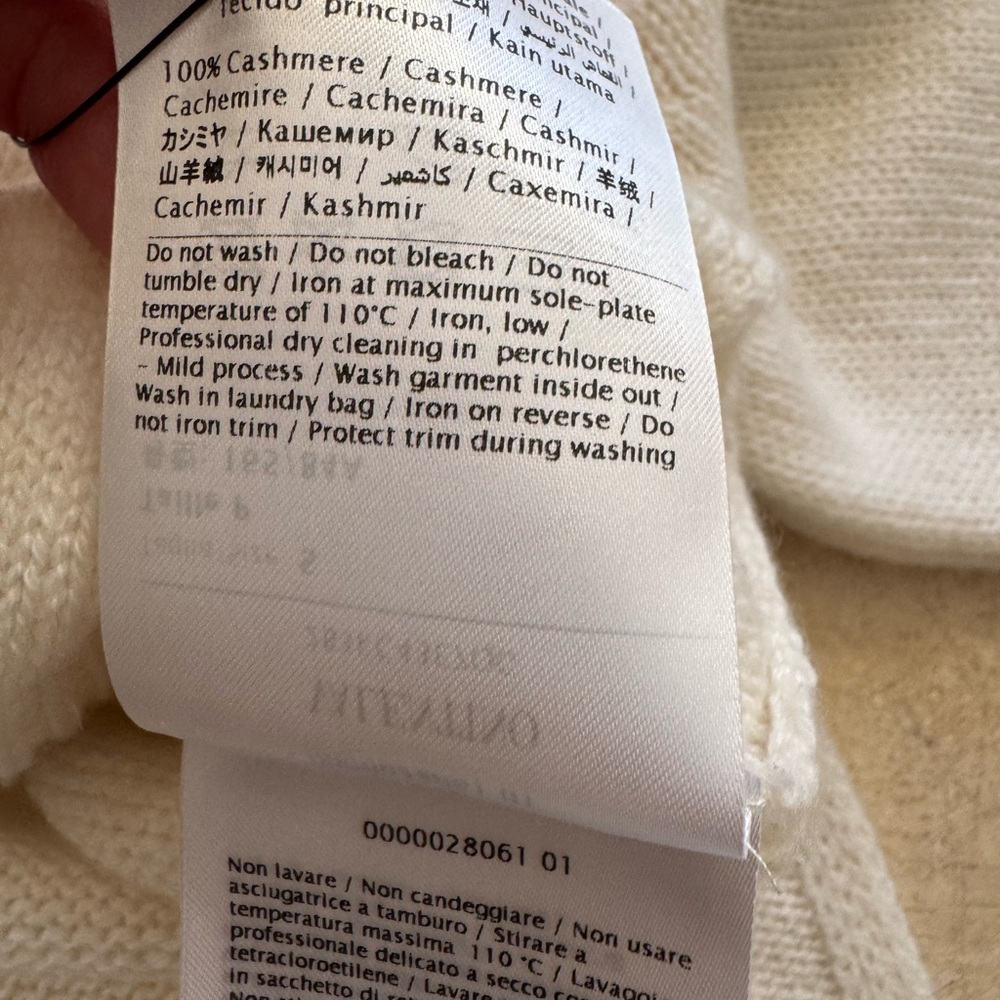 $2500 Brand New Valentino Women's Cashmere Sweater sz S - Picture 9 of 9